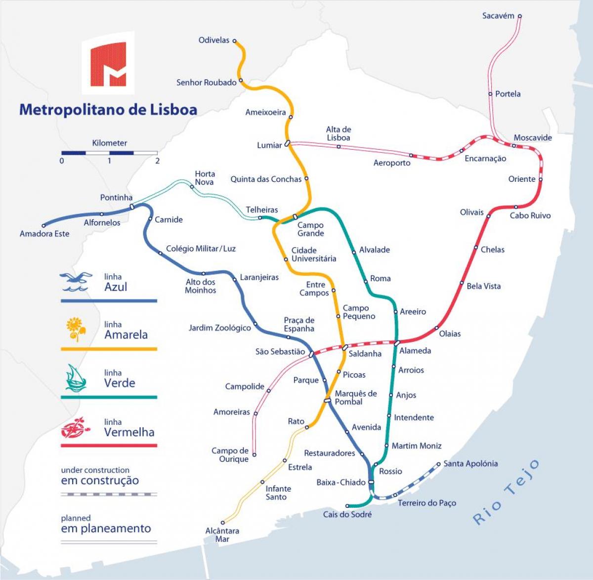 Lissabon-Bahnhöfen anzeigen