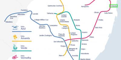 Lissabon-oriente train station map