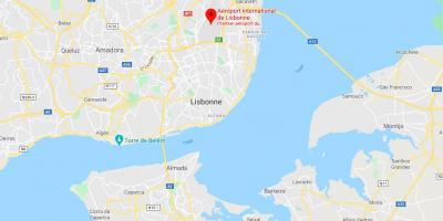 Lissabon Flughafen-Standort anzeigen
