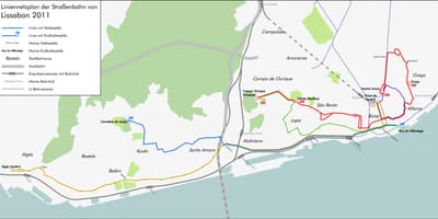 Tram 15 Lissabon Karte
